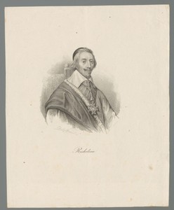 Portret van Armand-Jean du Plessis Richelieu