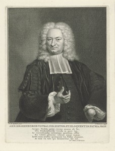 Portret van Arnold Drakenborch