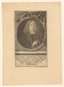 Portret van Arnold Heinrich Sahme