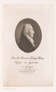 Portret van Arnold Hermann Ludwig Heeren
