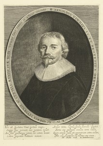 Portret van Arnoldus Vinnius op 49-jarige leeftijd