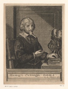 Portret van Arrigo Caterino Davila