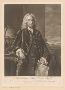 Portret van Arthur Dobbs