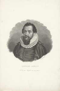 Portret van arts Gaspare Aselli