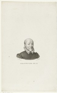 Portret van arts Joannes Wier