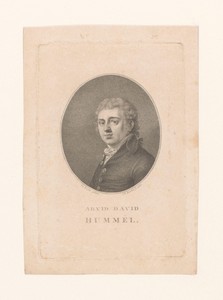 Portret van Arvid David Hummel