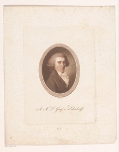 Portret van August Adolph Leopold, Graf von Lehndorff
