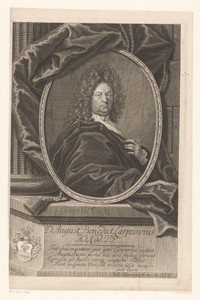 Portret van August Benedicts Carpzov