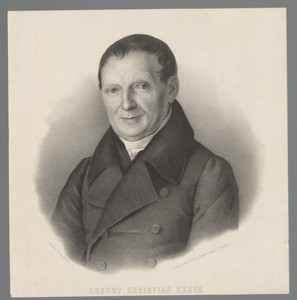Portret van August Christian Exner