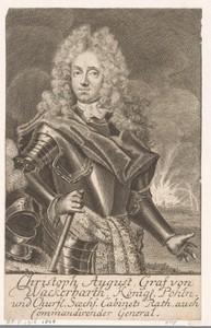 Portret van August Christoph von Wackerbarth