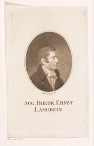Portret van August Friedrich Ernst Langbein