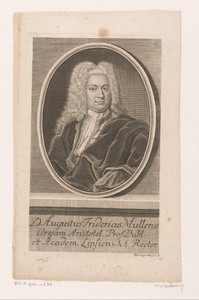 Portret van August Friedrich Müller