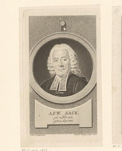 Portret van August Friedrich Wilhelm Sack