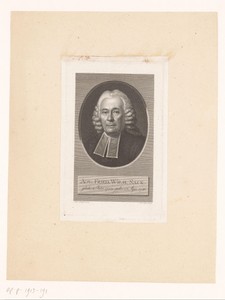 Portret van August Friedrich Wilhelm Sack