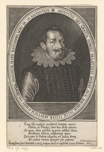 Portret van August graaf van Pfalz-Sulzbach