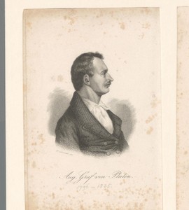 Portret van August Graf von Platen