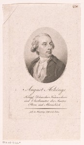 Portret van August Hennings