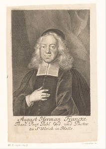 Portret van August Hermann Francke