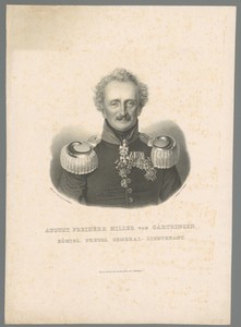 Portret van August Hiller von Gaertringen