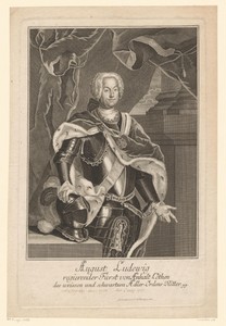 Portret van August Ludwig von Anhalt-Köthen