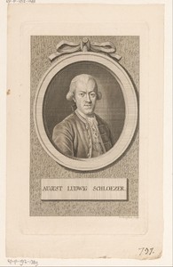 Portret van August Ludwig von Schlözer