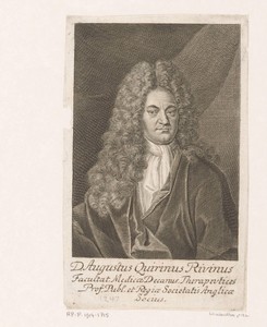 Portret van August Quirinus Rivinus