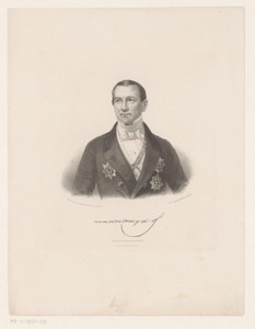 Portret van August von der Heydt