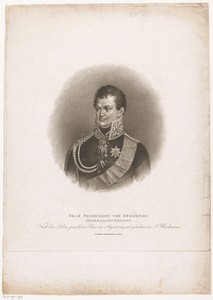 Portret van August Wilhelm Antonius Neidhardt Graf von Gneisenau