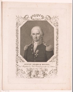 Portret van August Wilhelm Hoyoll