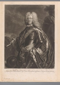 Portret van August Wilhelm von Braunschweig-Lüneburg