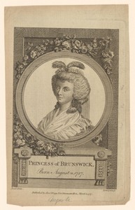 Portret van Augusta Frederika van Hannover