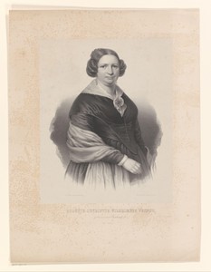 Portret van Auguste Henriette Wilhelmine Werner