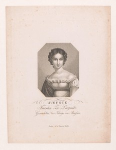 Portret van Auguste von Liegnitz