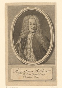 Portret van Augustin Balthasar
