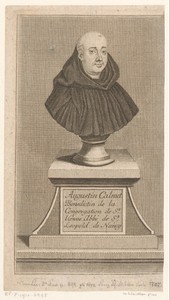 Portret van Augustin Calmet