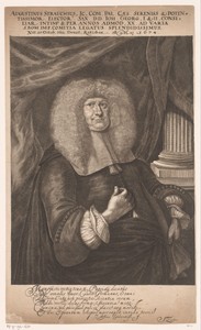 Portret van Augustin Strauch