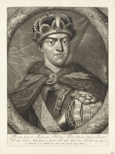 Portret van Augustus II, koning van Polen