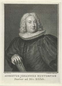 Portret van Augustus Johannes Buxtorfius