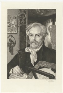 Portret van auteur Edmond de Goncourt