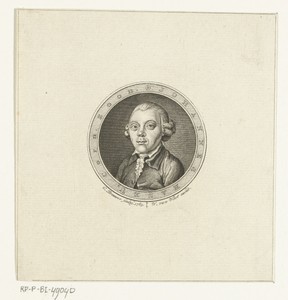 Portret van auteur Johannes Cornelisz. Hazeu
