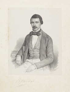 Portret van B.J. van Dijk