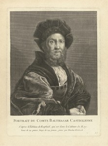 Portret van Baldassare Castiglione