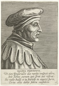 Portret van Baldus de Ubaldis