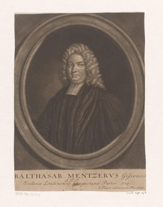 Portret van Balthasar Mentzer