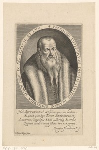 Portret van Balthasar Rittershausen op 65-jarige leeftijd