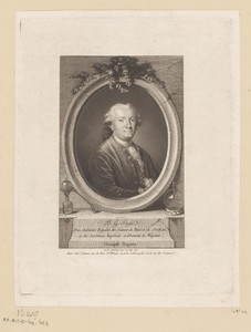Portret van Balthazar Georges Sage