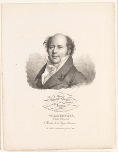 Portret van baron Charles Athanase Walckenaer
