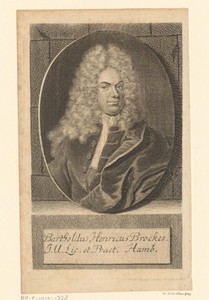Portret van Barthold Hinrich Brockes