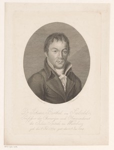 Portret van Bartholomäus von Siebold