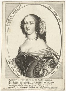 Portret van Béatrix Cusance, hertogin van Lorraine